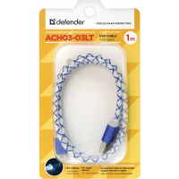 Кабель/перехідник Defender ACH03-03LT USB - Lightning, BlueLED backlight, 1m (87551) Diawest