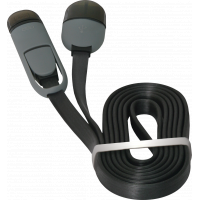 Кабель/перехідник Defender USB10-03BP USB - Micro USB/Lightning, black, 1m (87488) Diawest
