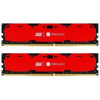 Модуль пам'яті GOODRAM DDR4 16GB (2x8GB) 2400 MHz Iridium Red (IR-R2400D464L15S/16GDC) Diawest