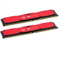 Модуль пам'яті GOODRAM DDR4 16GB (2x8GB) 2400 MHz Iridium Red (IR-R2400D464L15S/16GDC) Diawest