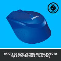 Мишка Logitech M330 Silent plus Blue (910-004910) Diawest