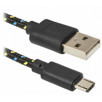 Кабель/переходник Defender USB08-03T USB 2.0 - Micro USB, 1m (87474) Diawest