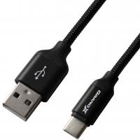 Дата кабель USB 2.0 AM to Micro 5P 1.0m Black/Black Grand-X (NM01BB) Diawest