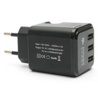 Зарядний пристрій PowerPlant W-360 3*USB/3.4A (DV00DV5065) Diawest