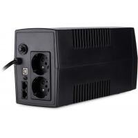 Источник бесперебойного питания Vinga LED 600VA plastic case + with USB+RJ45 (VPE-600PU) Diawest