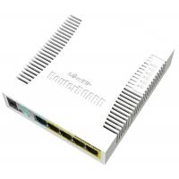 Комутатор мережевий Mikrotik RB260GSP (CSS106-1G-4P-1S) Diawest