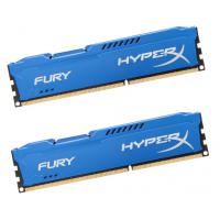 Модуль пам'яті Kingston DDR3 8Gb (2x4GB) 1866 MHz HyperX Fury Blu (HX318C10FK2/8) Diawest