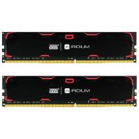 Модуль пам'яті для комп'ютера DDR4 16GB (2x8GB) 2400 MHz Iridium Black Goodram (IR-2400D464L15S/16GDC) Diawest