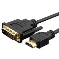 Кабель мультимедійний HDMI to DVI 24+1pin M, 1.8m PATRON (CAB-PN-DVI-HDMI-18F) Diawest