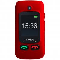 Мобільний телефон Sigma Comfort 50 Shell DS Black-Red (4827798212325) Diawest