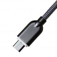 Дата кабель USB 2.0 AM to Micro 5P 1.0m 1.5A, Dark Silver Grand-X (MM02DS) Diawest