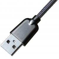Дата кабель USB 2.0 AM to Micro 5P 1.0m 1.5A, Dark Silver Grand-X (MM02DS) Diawest