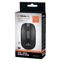 мышь REAL-EL RM-301 black Diawest