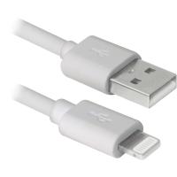 Кабель/переходник Defender ACH01-10BH USB - Lightning, white, 3m (87466) Diawest