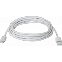 Кабель/перехідник Defender ACH01-10BH USB - Lightning, white, 3m (87466) Diawest