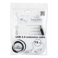 Дата кабель USB 2.0 AM/AF 0.15m Cablexpert (CCP-USB2-AMAF-0.15M) Diawest