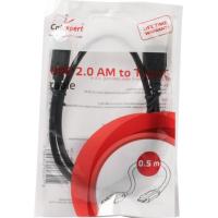 Дата кабель USB 2.0 AM to Type-C 0.5m Cablexpert (CCP-USB2-AMCM-0.5M) Diawest
