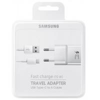 Зарядний пристрій Samsung 2A + Type-C Cable (Fast Charging) White (EP-TA20EWECGRU) Diawest