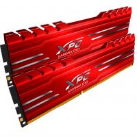 Модуль пам'яті для комп'ютера DDR4 16GB (2x8GB) 2666 MHz XPG GD10-HS Red ADATA (AX4U266638G16-DRG) Diawest