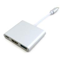 Переходник EXTRADIGITAL USB Type-C to HDMI/USB 3.0/Type-C (0.15m) (KBH1691) Diawest