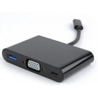 Перехідник Type-C to VGA/USB 3/Type-C power Cablexpert (A-CM-VGA3in1-01) Diawest