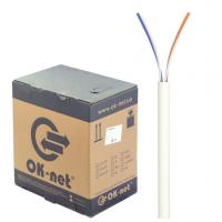 Кабель сетевой OK-Net UTP 305м 2 пары (КПВ-ВП (100) 2х2х0,50 / 305) Diawest