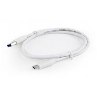 Дата кабель USB 3.0 AM to Type-C 1.0m Cablexpert (CCP-USB3-AMCM-1M-W) Diawest