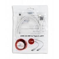 Дата кабель USB 3.0 AM to Type-C 1.0m Cablexpert (CCP-USB3-AMCM-1M-W) Diawest