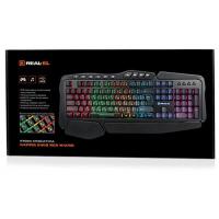 Клавиатура REAL-EL 8900 Gaming RGB Macro, black Diawest