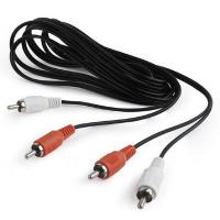 Кабель мультимедийный 2RCA to 2RCA 10.0m Cablexpert (CCA-2R2R-10M) Diawest