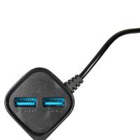 Зарядний пристрій Gelius Pro Edition Auto ID 2USB + Cable MicroUSB 2.4A Black (65141) Diawest