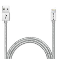 Дата кабель ADATA USB 2.0 - Lightning 1.0m Silver (AMFIAL-100CMK-CSV) Diawest