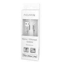 Дата кабель ADATA USB 2.0 - Lightning 1.0m Silver (AMFIAL-100CMK-CSV) Diawest