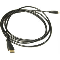 Кабель мультимедийный HDMI A to HDMI D (micro), 2.0m PowerPlant (KD00AS1274) Diawest