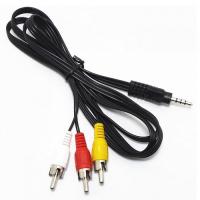 Кабель мультимедийный Jack TRRS 3.5mm папа/3RCA 1.8m Atcom (17320) Diawest