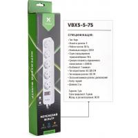 Сетевые фильтры, удлинители Vinga VBX5-5-75 Diawest