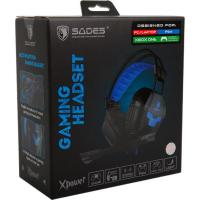 Наушники SADES Xpower Black/Blue (SA706-B-BL) Diawest