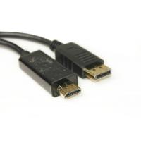 Кабель мультимедийный Display Port to HDMI 1.8m PowerPlant (KD00AS1278) Diawest