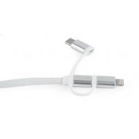 Дата кабель USB 2.0 AM to Lightning/Micro/Type-C 1.0m Cablexpert (CC-USB2-AMLM32-1M-W) Diawest