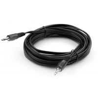 Кабель мультимедійний Jack 3.5mm 5 m MM 3С Vinga (VCPDCJ35MM5BK) Diawest