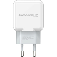 Зарядний пристрій Grand-X 5V 2.1A White (CH-03W) Diawest
