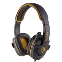 Навушники SADES Gpower Grey/Yellow (SA708-G-Y) Diawest