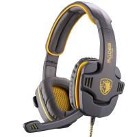 Навушники SADES Gpower Grey/Yellow (SA708-G-Y) Diawest