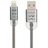 Дата кабель USB 2.0 AM to Lightning Pro Wave Light Grey Gelius (63264) Diawest