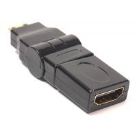 Перехідник mini HDMI AM to HDMI AF PowerPlant (KD00AS1300) Diawest