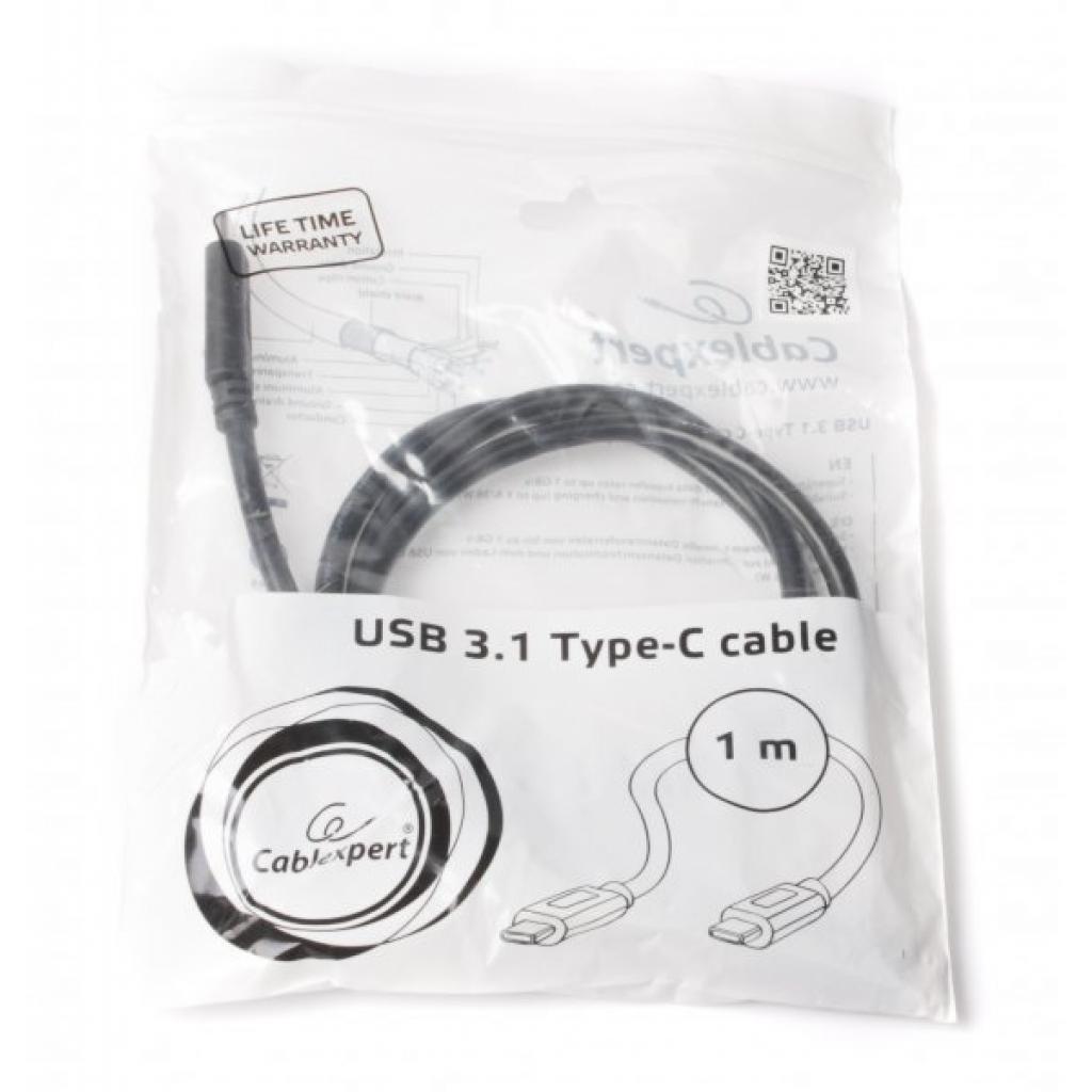 Дата кабель USB 3.1 Type-C to Type-C 1.0m Cablexpert (CCP-USB3.1-CMCM-1M) Diawest