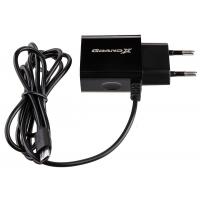 Зарядний пристрій Grand-X 5V 3,1A 2USB + micro USB Black с защитой от перегрузки (CH-65B) Diawest