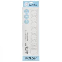 Сетевой фильтр питания PATRON 3.0 m3*1.5mm2 (SP-1663) 6 розеток BLACK (EXT-PN-SP-1663) Diawest