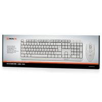 Комплект (клавіатура та миша) REAL-EL Standard 505 Kit, USB, white Diawest