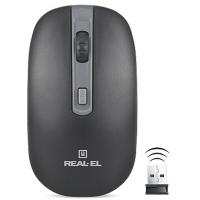 мышь REAL-EL RM-303 black-grey Diawest